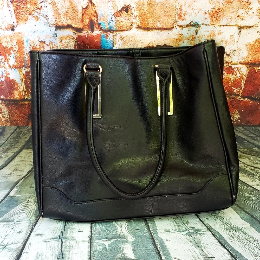 Large black handbag